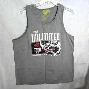 Ecko Unlimited MMA Rhino gray Tank top sz XL